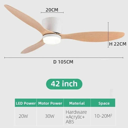 Low Profile Smart Ceiling Fan Light - Buy Online at Futura’s Studio