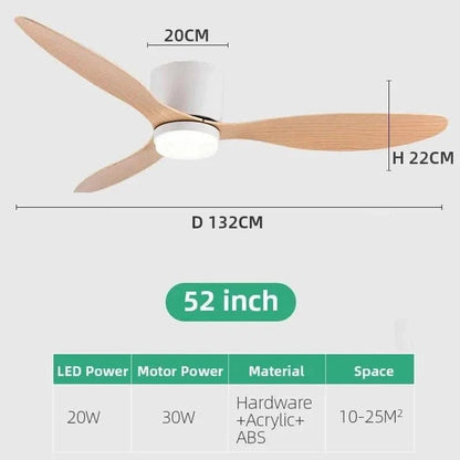 Low Profile Smart Ceiling Fan Light - Buy Online at Futura’s Studio