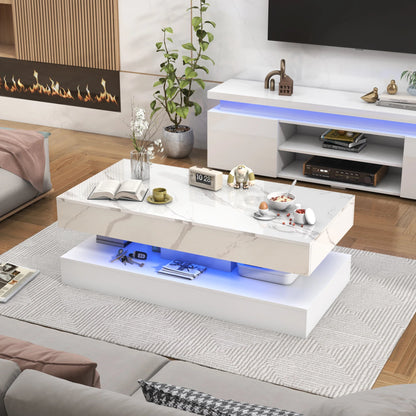 Marble Glow Coffee Table - Buy Online at Futura’s Studio