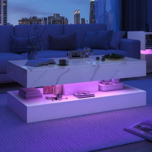Marble Glow Coffee Table - Buy Online at Futura’s Studio