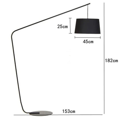 Modern Black Fishing Floor & Table Lamp - Buy Online at Futura’s Studio