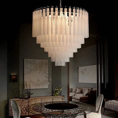 Modern Frosted Glass Chandelier - Buy Online at Futura’s Studio