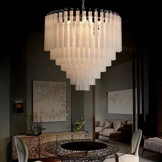 Modern Frosted Glass Chandelier - Buy Online at Futura’s Studio