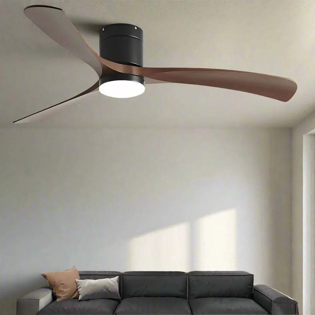 Modern LED Ceiling Fan Light with Remote Control - Buy Online at Futura’s Studio
