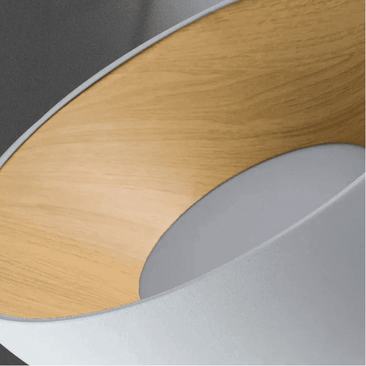 Modern Wood Grain Chandelier by Forma - Futura’s Studio