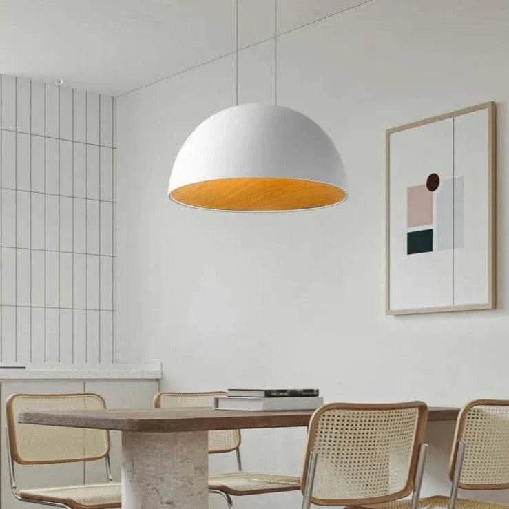 Modern Wood Grain Chandelier by Forma - Futura’s Studio