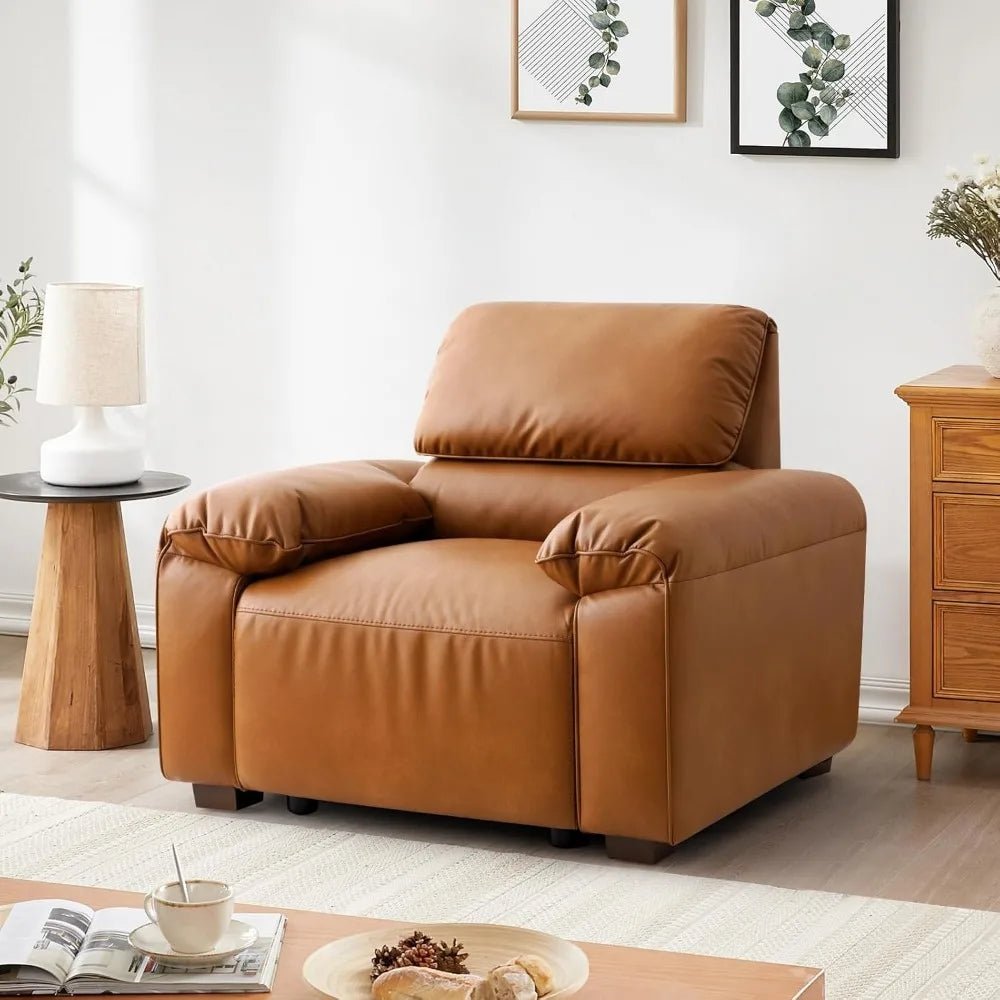 Natural Leather Armchair - Buy Online at Futura’s Studio
