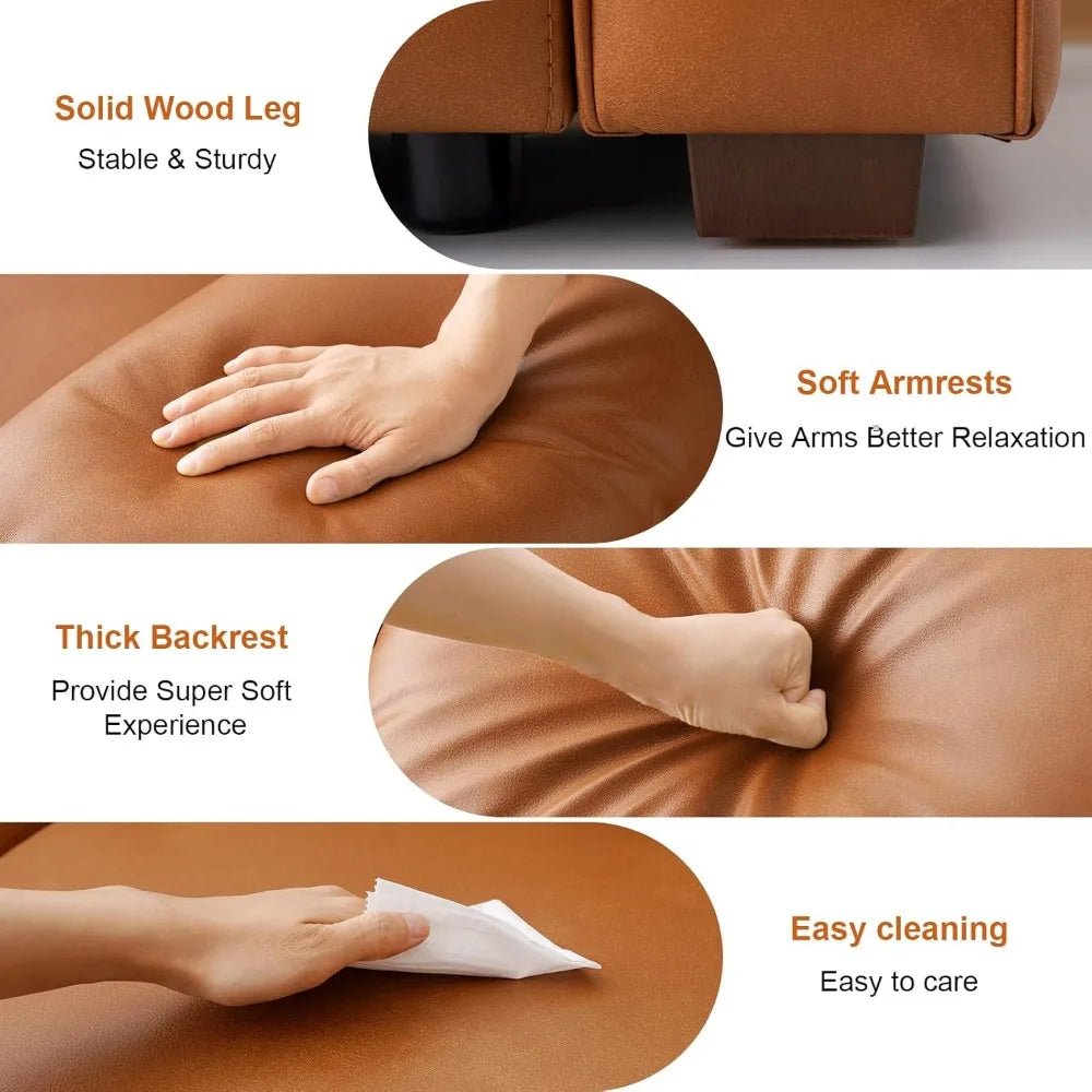 Natural Leather Armchair - Buy Online at Futura’s Studio