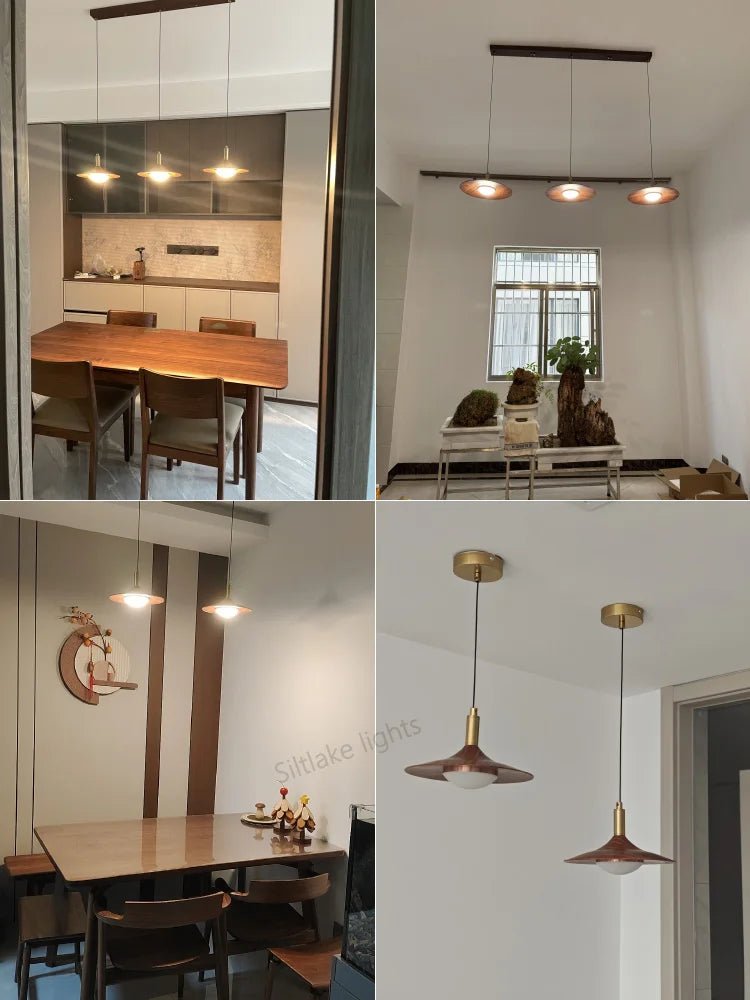 Natural Walnut Ceiling Pendant - Buy Online at Futura’s Studio