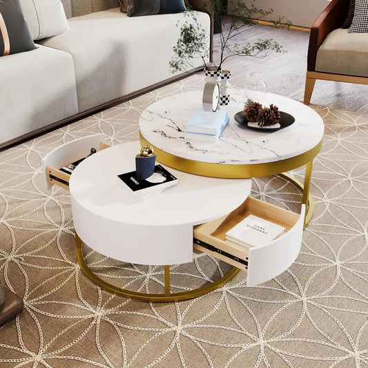 Nesting White Coffee Table - Buy Online at Futura’s Studio