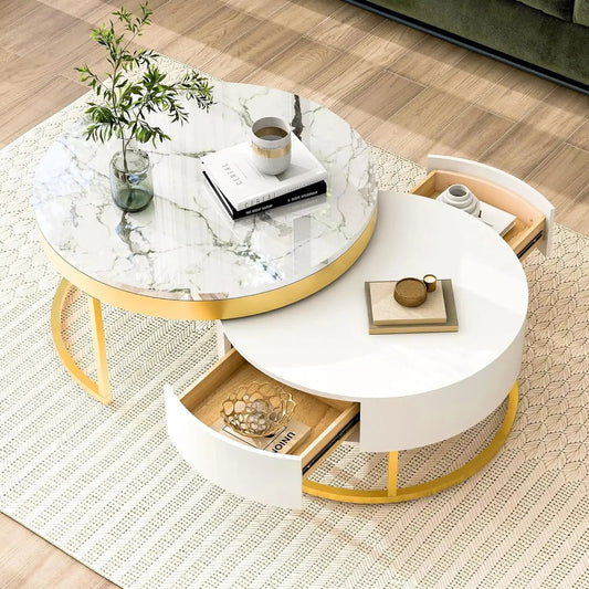 Nesting White Coffee Table - Buy Online at Futura’s Studio