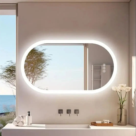 Neura™ – Oval LED Anti - Fog Mirror - Buy Online at Futura’s Studio