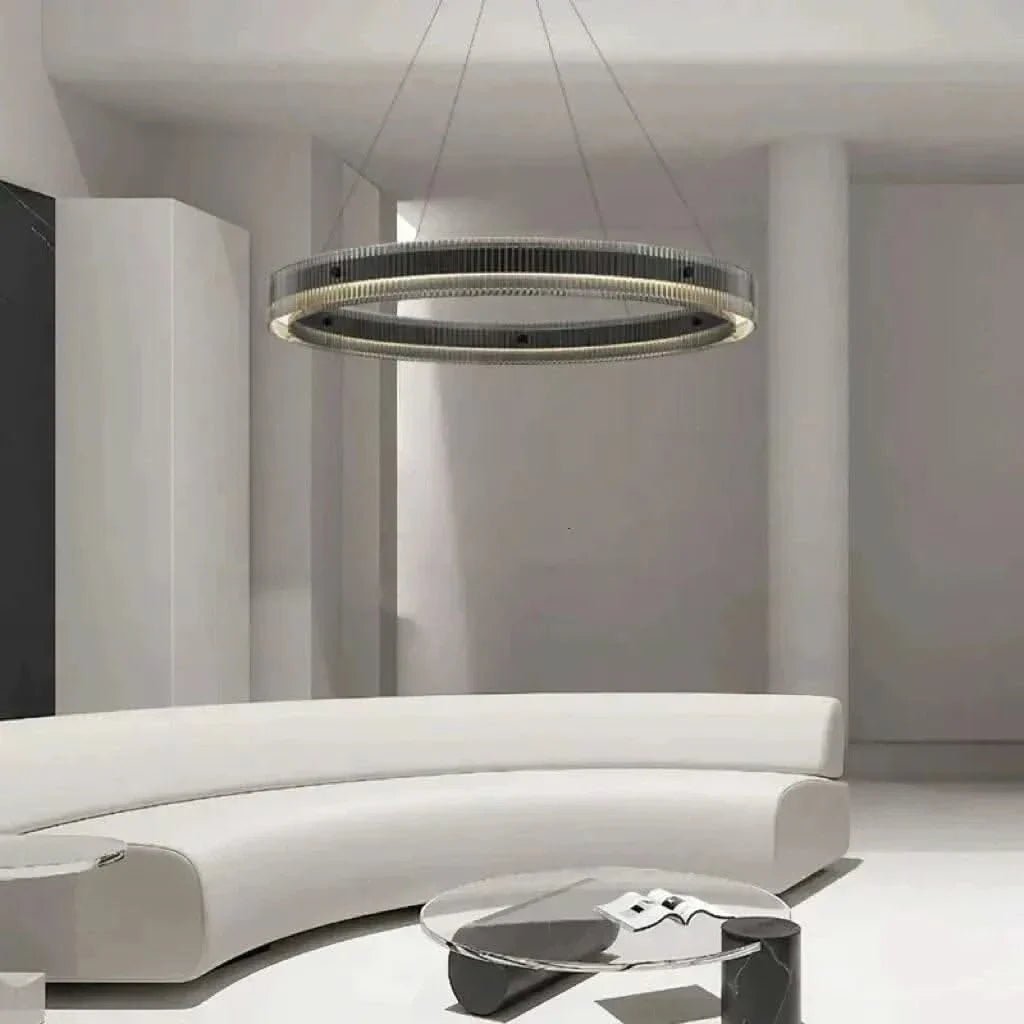 Nordic Luxury Glass Circle Chandelier - Buy Online at Futura’s Studio
