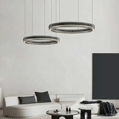 Nordic Luxury Glass Circle Chandelier - Buy Online at Futura’s Studio
