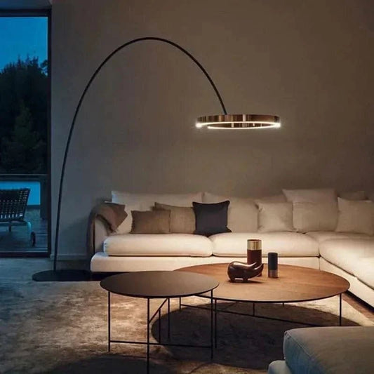 Nordic Overhead Ring Floor Light - Buy Online at Futura’s Studio