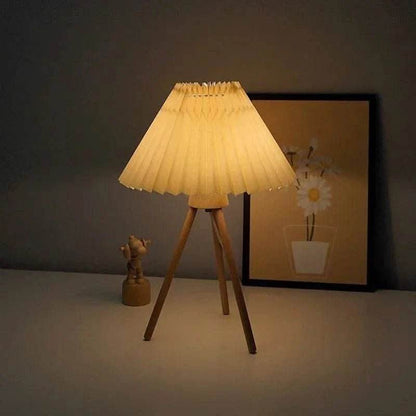 Nordic Pleated LED Deco Table Lamp - Futura’s Studio