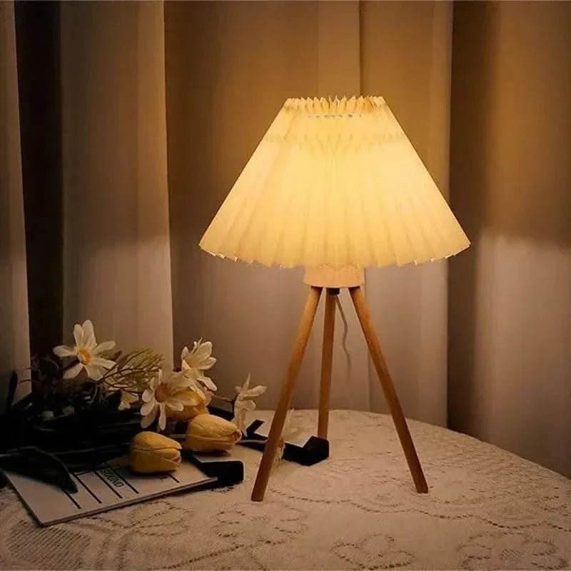 Nordic Pleated LED Deco Table Lamp - Futura’s Studio