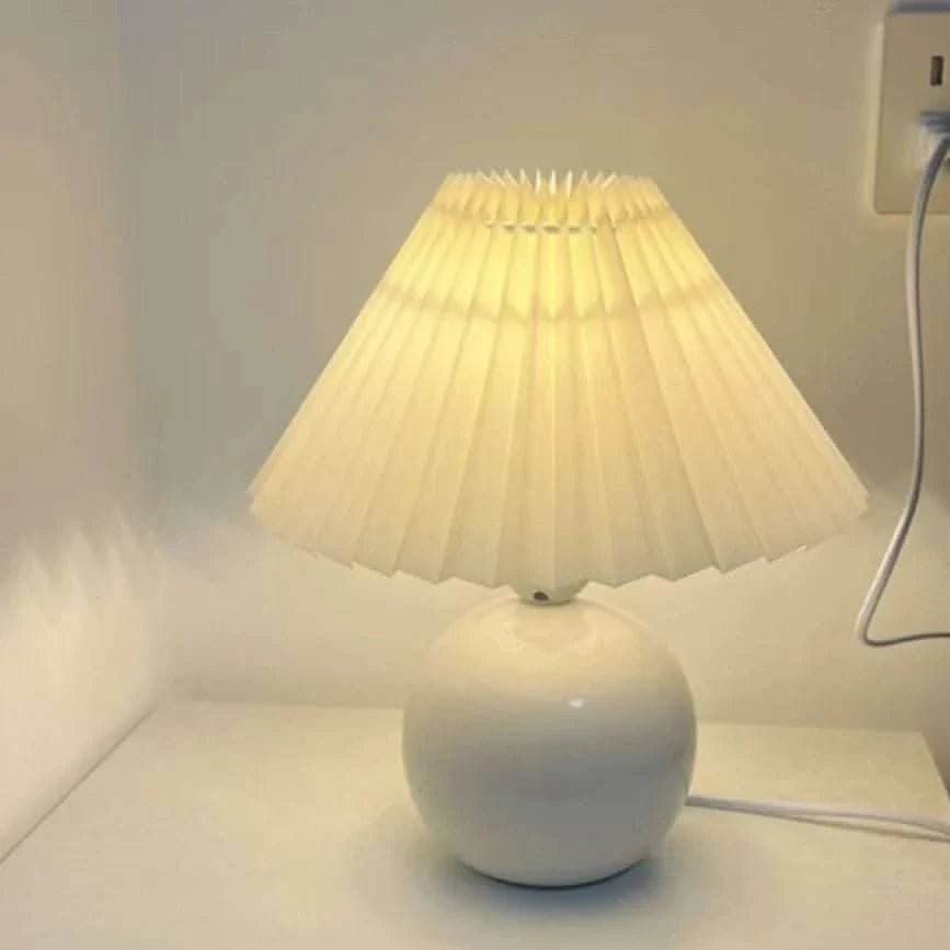 Nordic Walnut Fold LED Bedside Lamp - Futura’s Studio