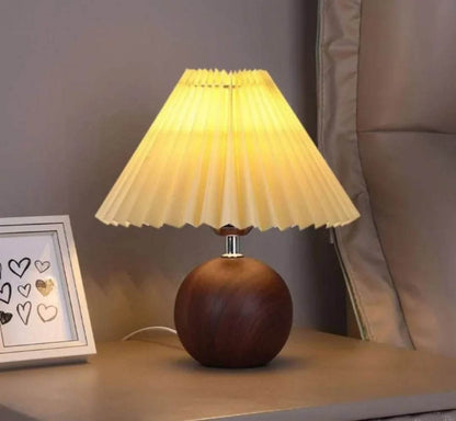 Nordic Walnut Fold LED Bedside Lamp - Futura’s Studio