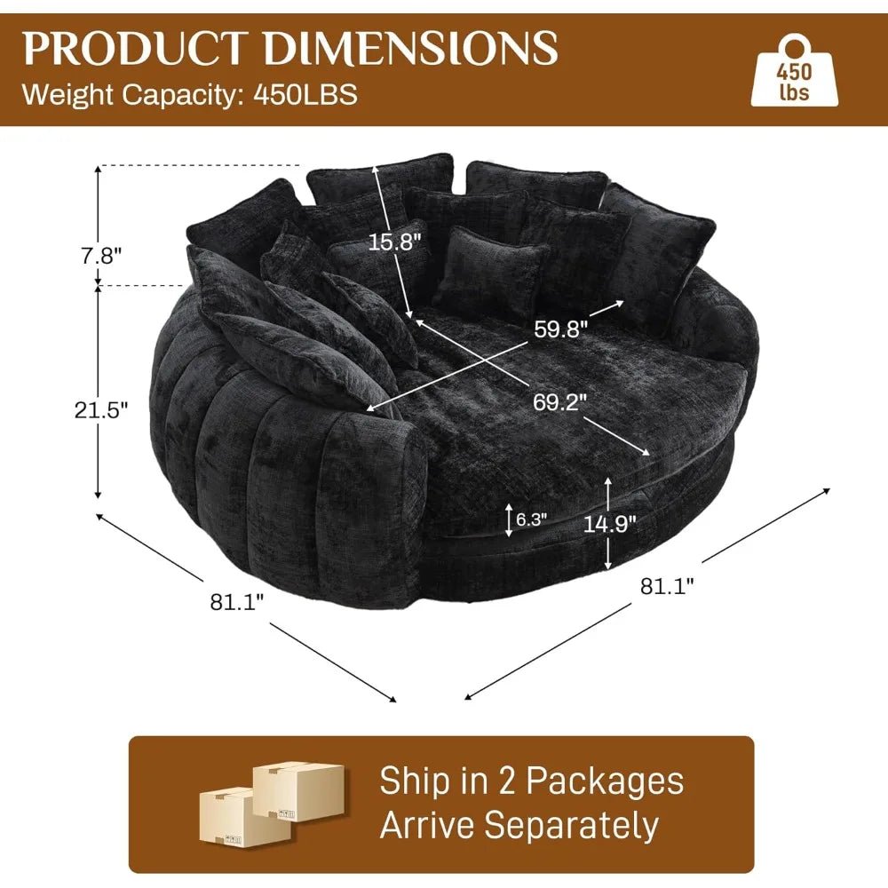 Oversized Circular Cloud Sofa - Buy Online at Futura’s Studio