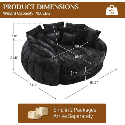 Oversized Circular Cloud Sofa - Buy Online at Futura’s Studio
