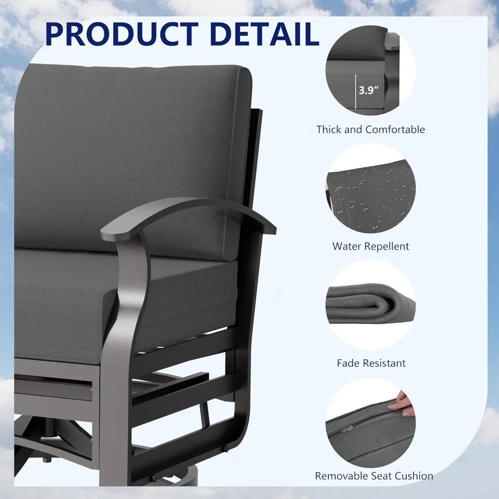 Patio Swivel Set - Buy Online at Futura’s Studio