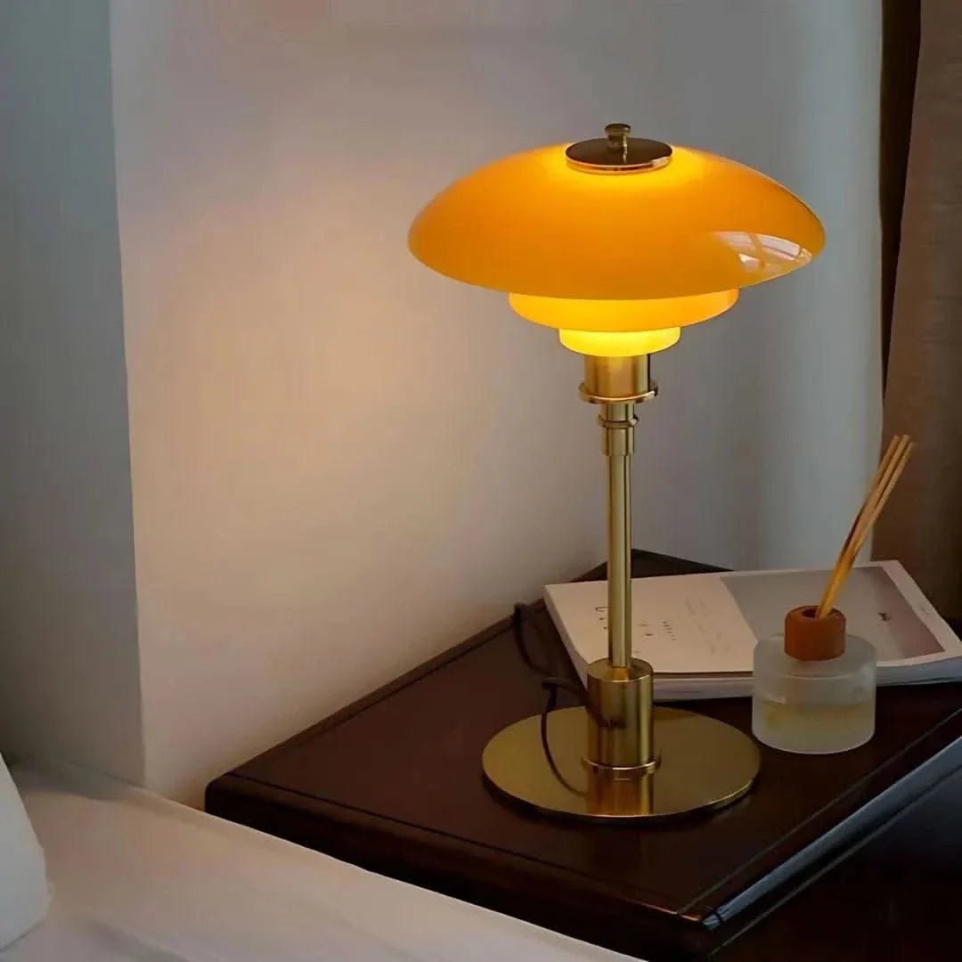 Polished Stainless Steel Tower Table Lamp - Buy Online at Futura’s Studio