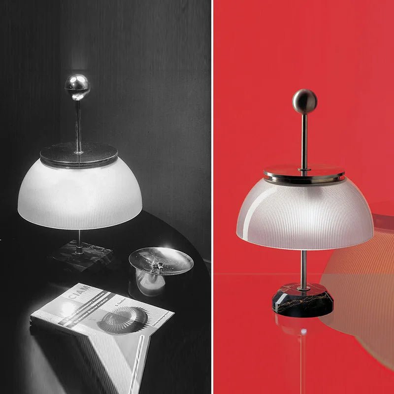 Postmodern LED Table Lamp with Ribbed Acrylic Shade - Buy Online at Futura’s Studio
