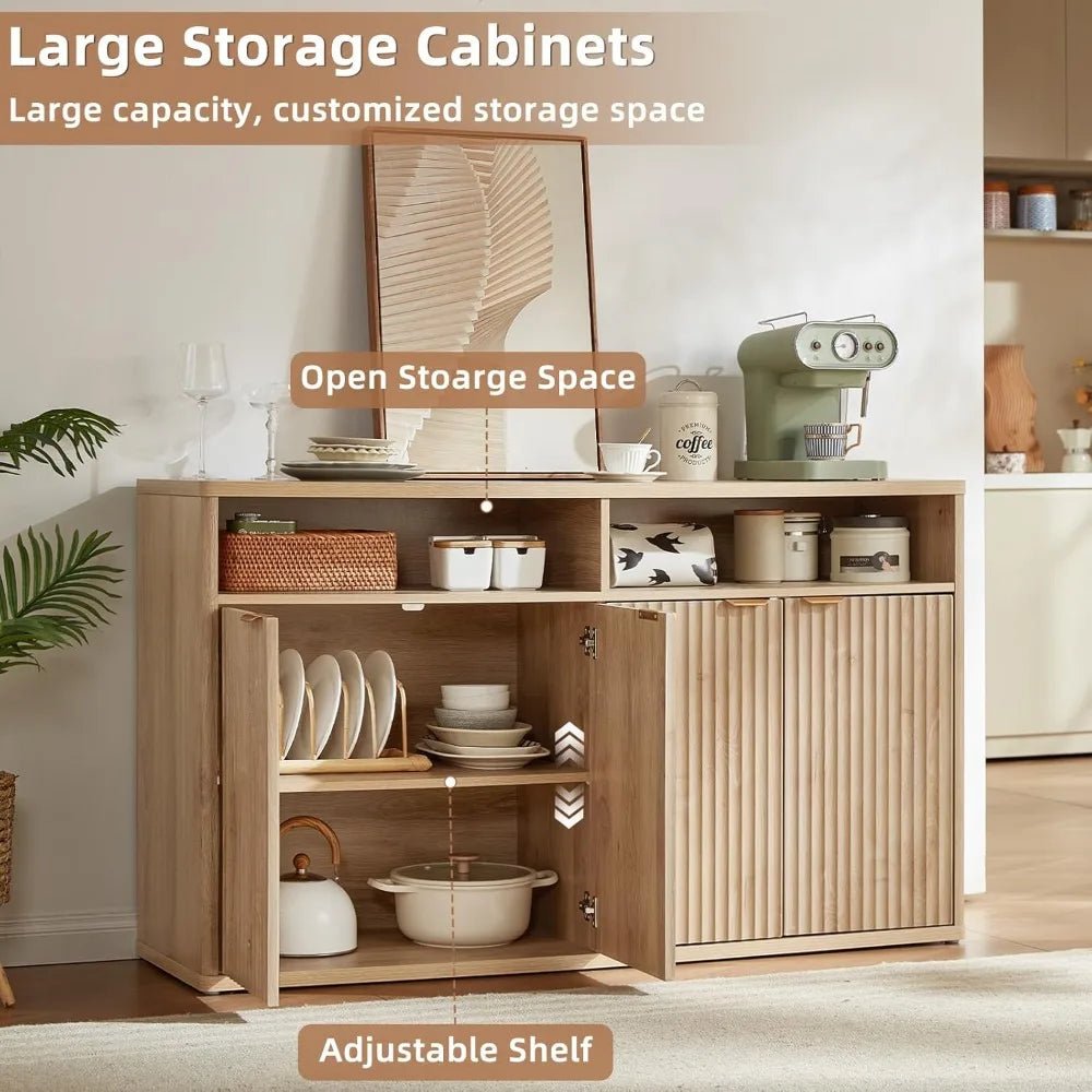 Quad Buffet with Open Shelf - Buy Online at Futura’s Studio