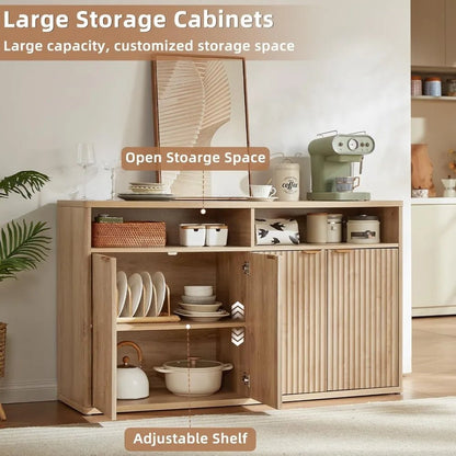 Quad Buffet with Open Shelf - Buy Online at Futura’s Studio