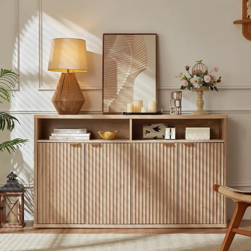 Quad Buffet with Open Shelf - Buy Online at Futura’s Studio