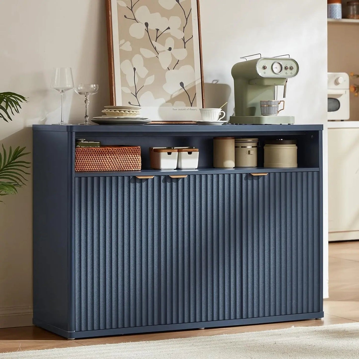 Quad Buffet with Open Shelf - Buy Online at Futura’s Studio