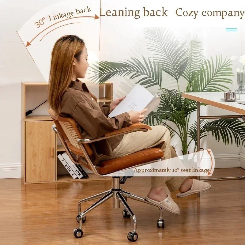 Raya Rattan Office Chair - Buy Online at Futura’s Studio