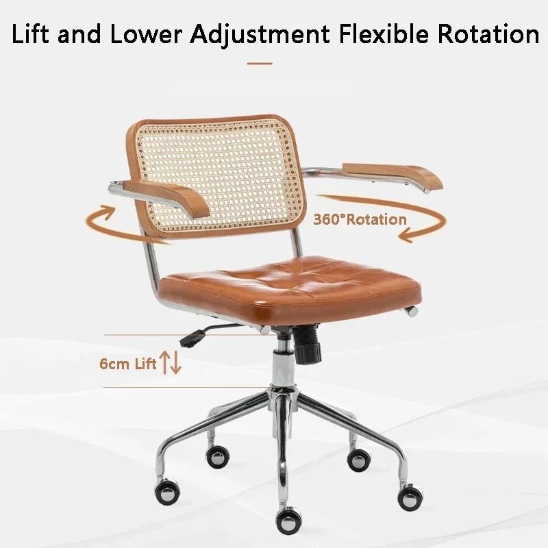 Raya Rattan Office Chair - Buy Online at Futura’s Studio