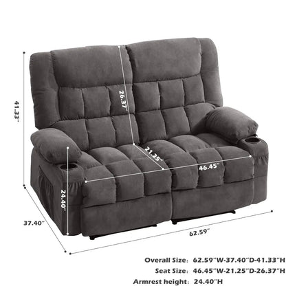 Reclining Cupholder Loveseat - Buy Online at Futura’s Studio