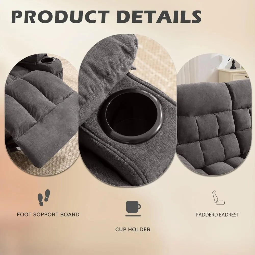 Reclining Cupholder Loveseat - Buy Online at Futura’s Studio