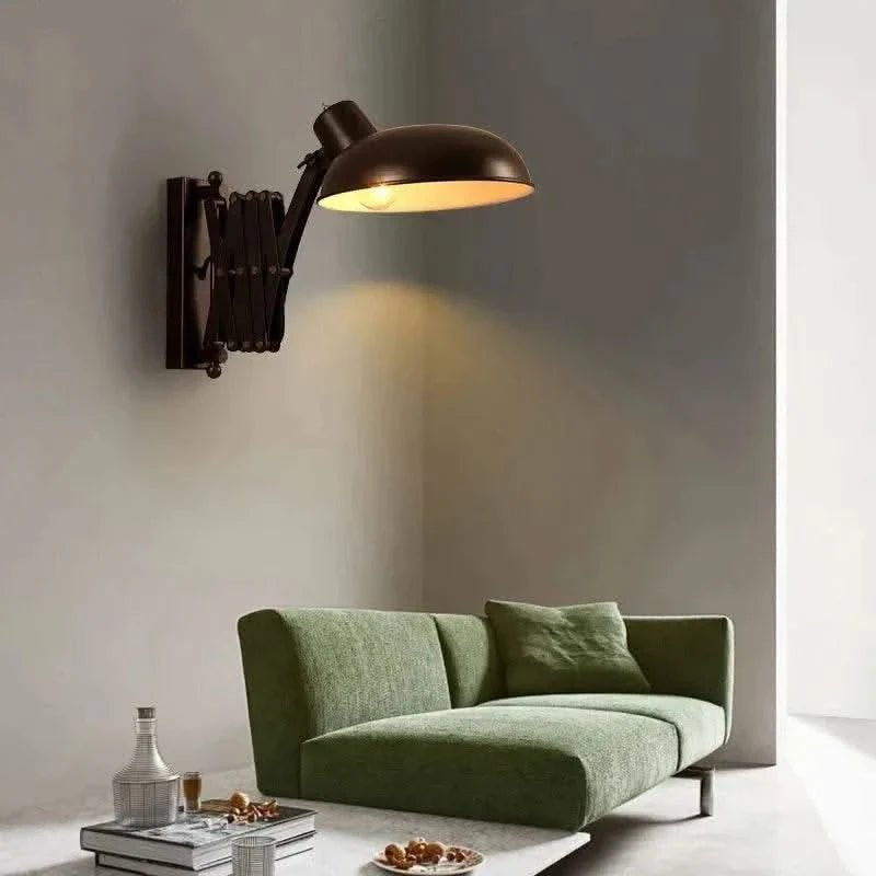Retro Industrial Extendable Wall Lamp - Buy Online at Futura’s Studio
