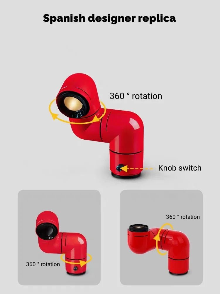 Retro Space Pipe Floor, Table, and Wall Lamp - Buy Online at Futura’s Studio