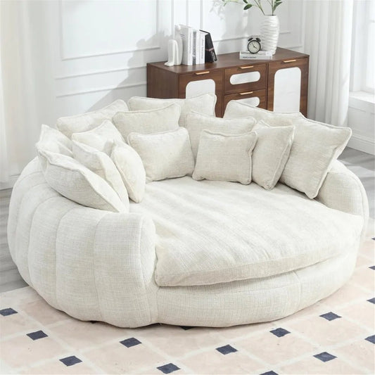 Round Chenille Cloud Couch - Buy Online at Futura’s Studio
