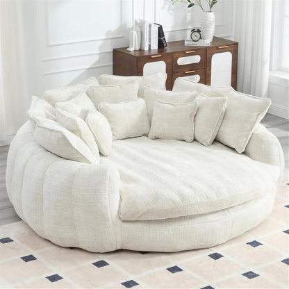 Round Chenille Cloud Couch - Buy Online at Futura’s Studio