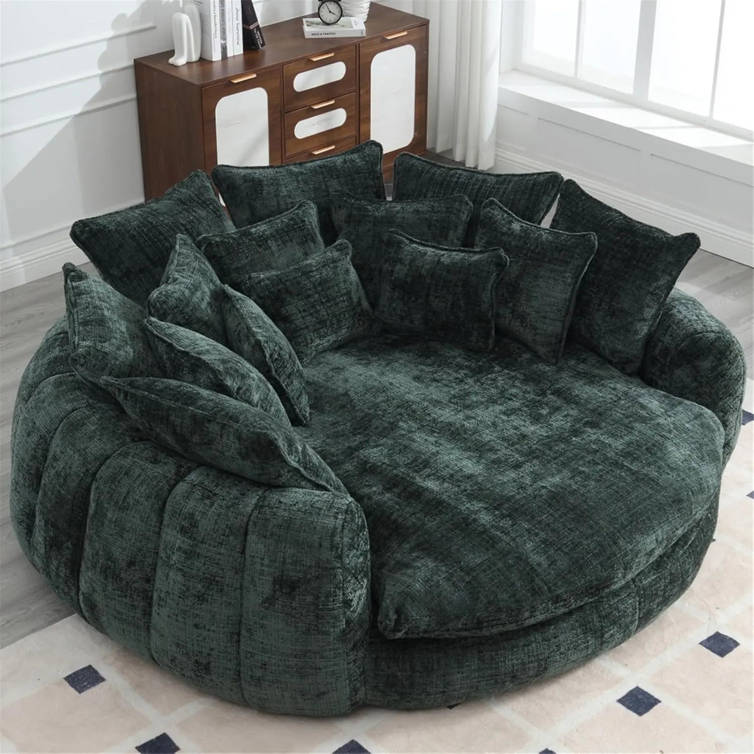 Round Chenille Cloud Couch - Buy Online at Futura’s Studio