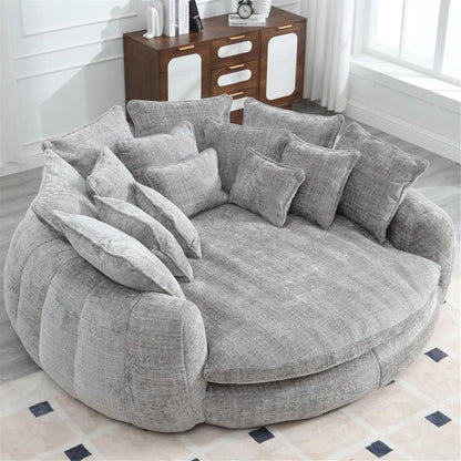 Round Chenille Cloud Couch - Buy Online at Futura’s Studio