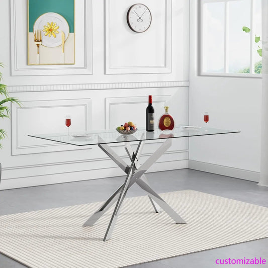 Sirius Glass Dining Table - Buy Online at Futura’s Studio