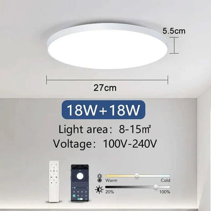 Smart Dimmable LED Ceiling Lamp - Buy Online at Futura’s Studio