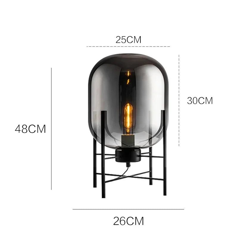 Smoke Gray Designer Lamp - Buy Online at Futura’s Studio