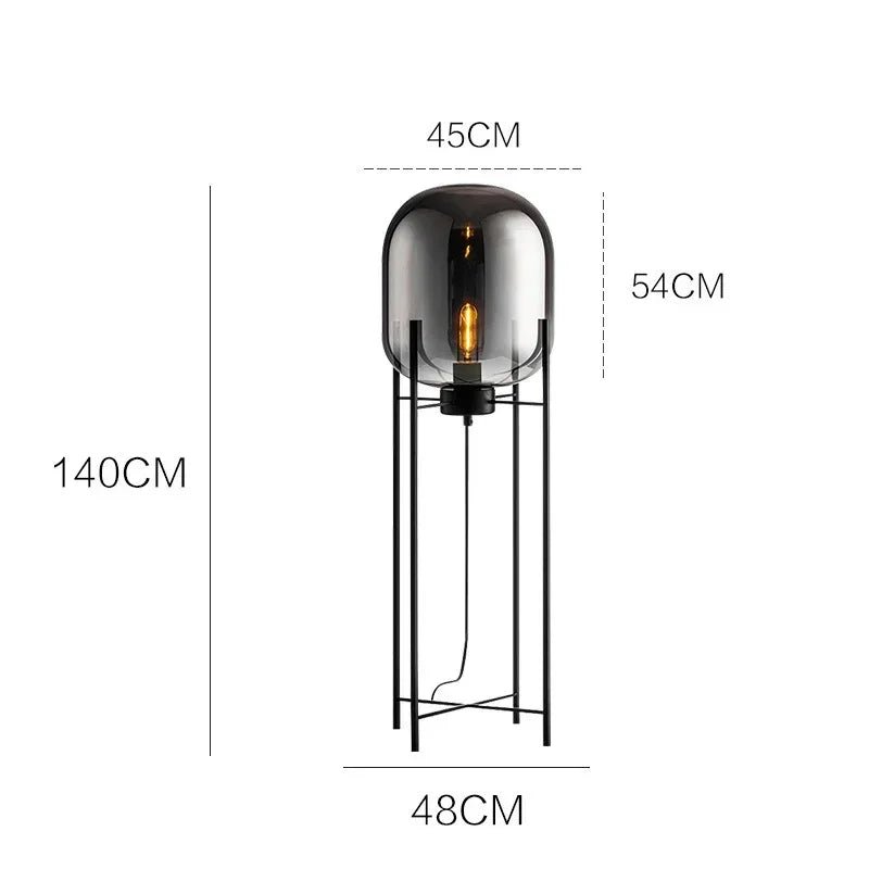 Smoke Gray Designer Lamp - Buy Online at Futura’s Studio