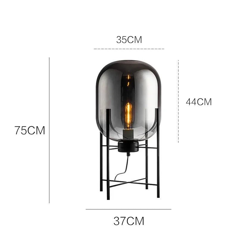 Smoke Gray Designer Lamp - Buy Online at Futura’s Studio