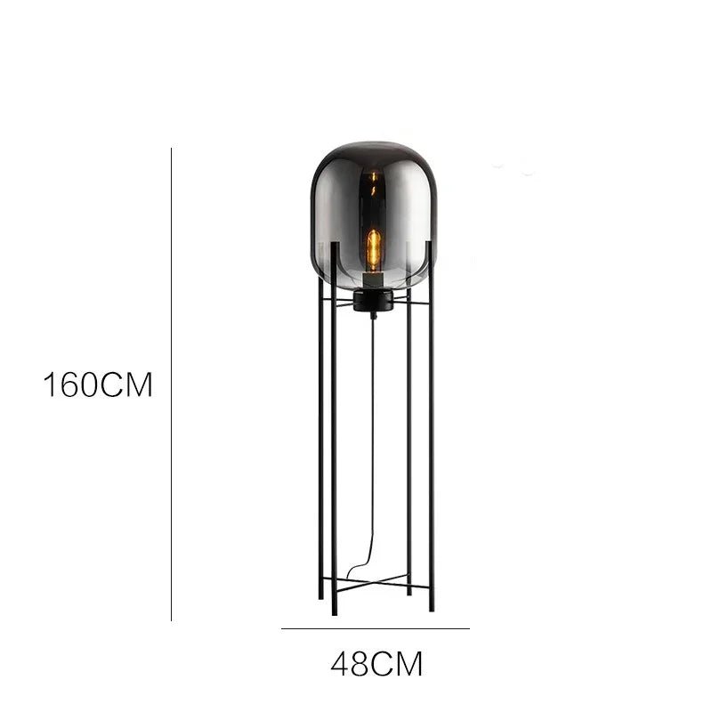 Smoke Gray Designer Lamp - Buy Online at Futura’s Studio