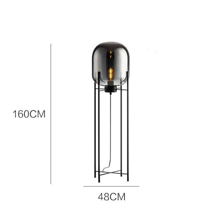 Smoke Gray Designer Lamp - Buy Online at Futura’s Studio