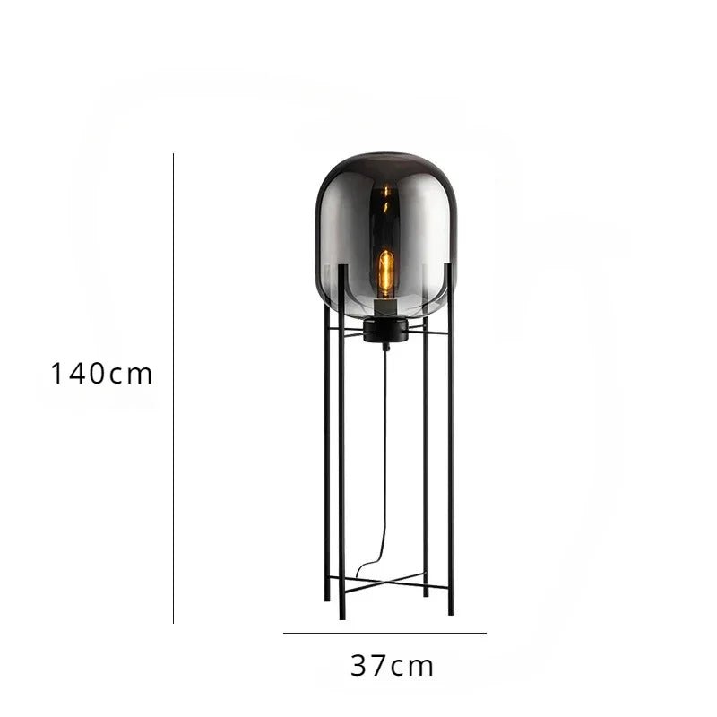 Smoke Gray Designer Lamp - Buy Online at Futura’s Studio
